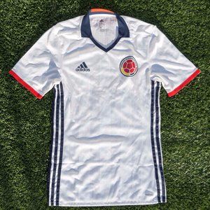 adidas Colombia Authentic Home Soccer Jersey 2016-17 Futbol Football Size Small